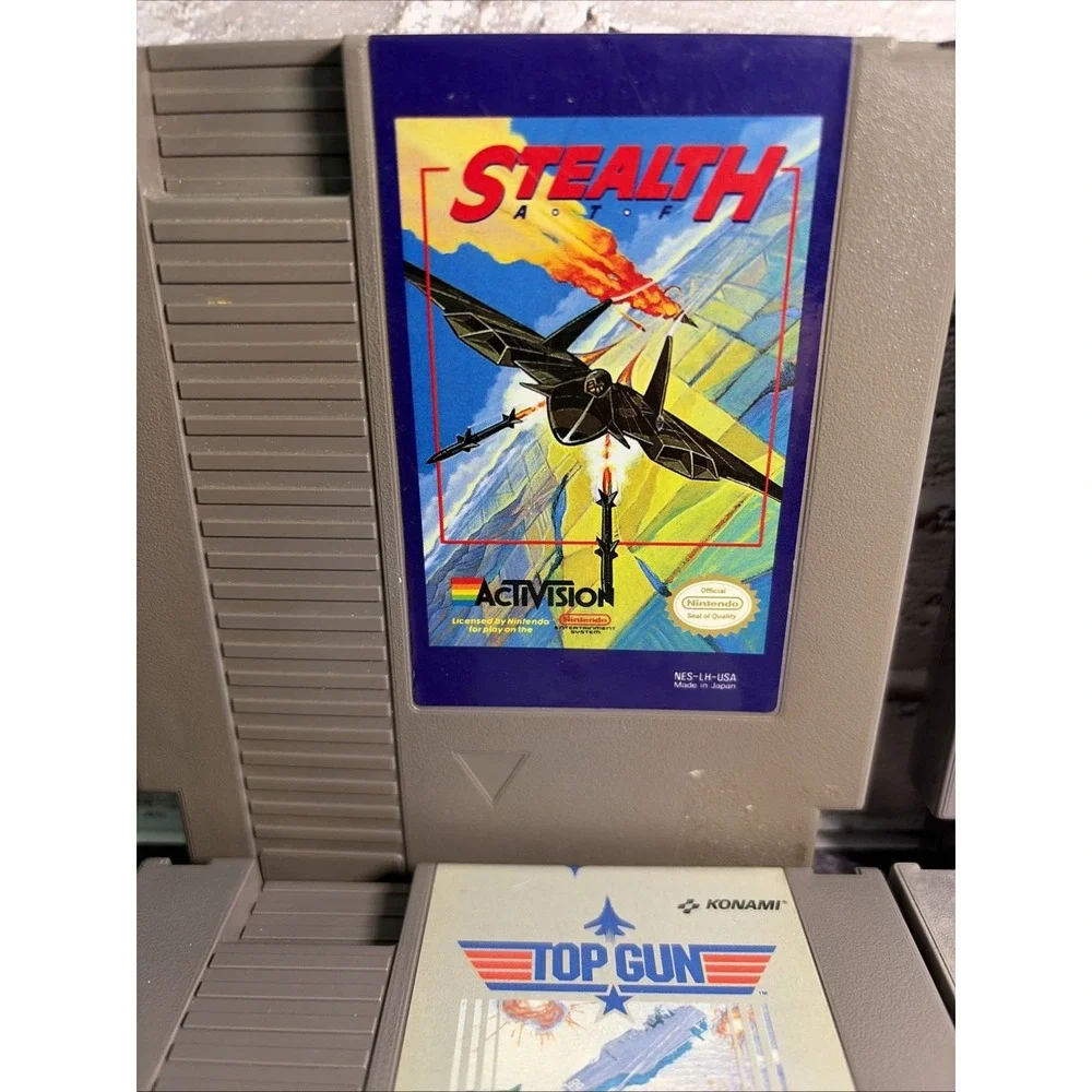 LOT Nintendo NES - Top Gun, Festers Quest, Stealth & Double Dribble - T&W